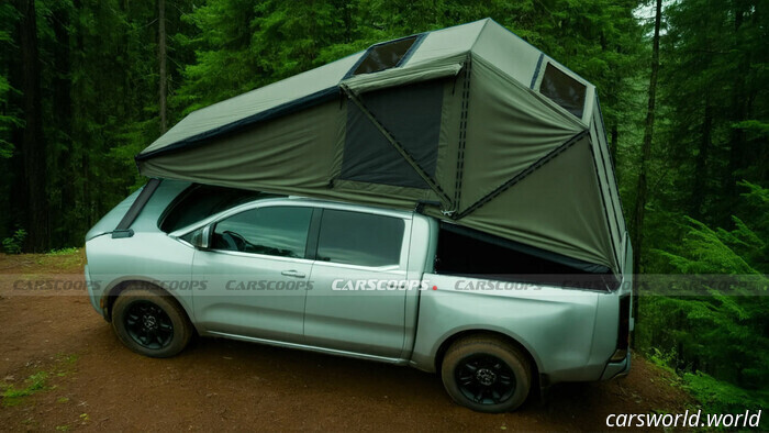 L'idea ingegnosa di Ford per un pickup camper potrebbe cambiare il modo di dormire all'aperto | Carscoops